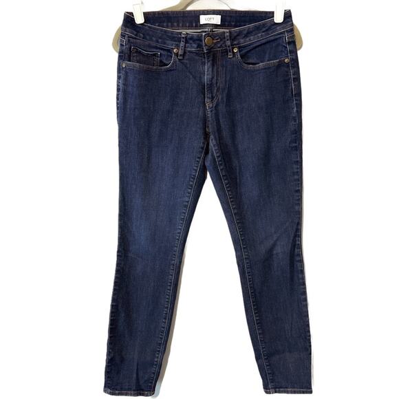 LOFT Denim - LOFT Outlet Curvy‎ Skinny Dark Wash Jeans Size 6